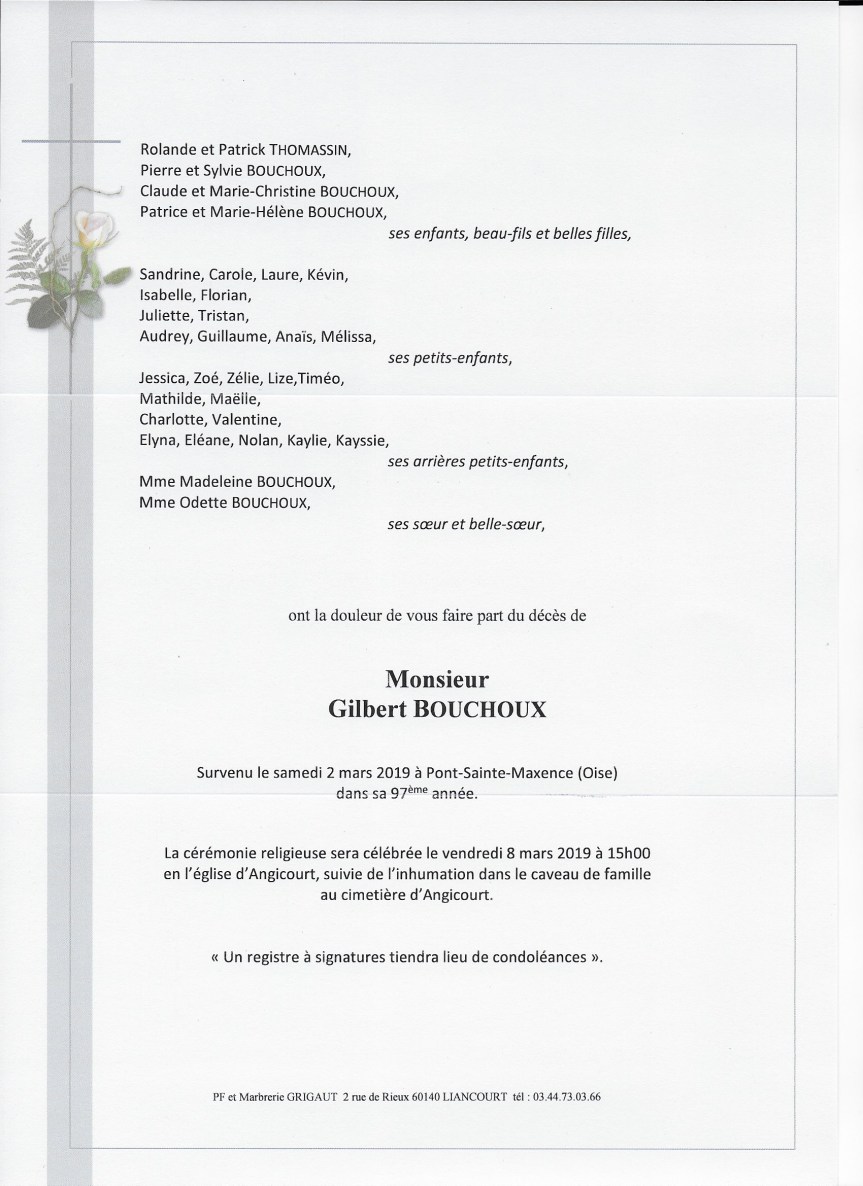DECES GILBERT BOUCHOUX Faire-part-Pepe